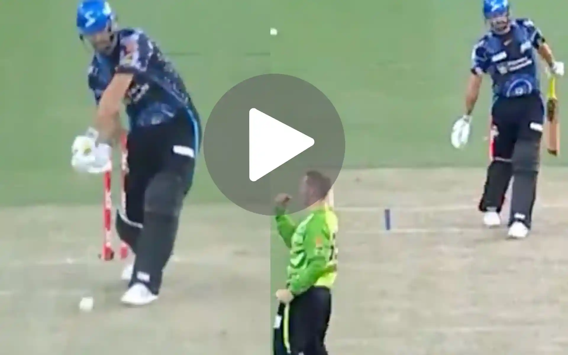 [Watch] RCB-Rejected Lockie Ferguson's Pacy Inswinger Shatters Middle Pole In BBL